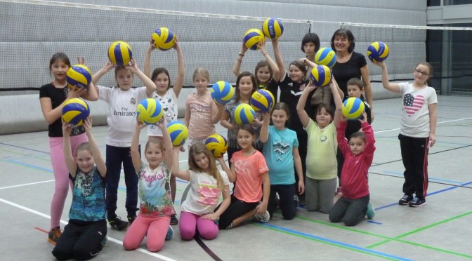 Nachwuchs in der Volleyball-Crew